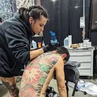 Image of tattoo artist, Mia V.